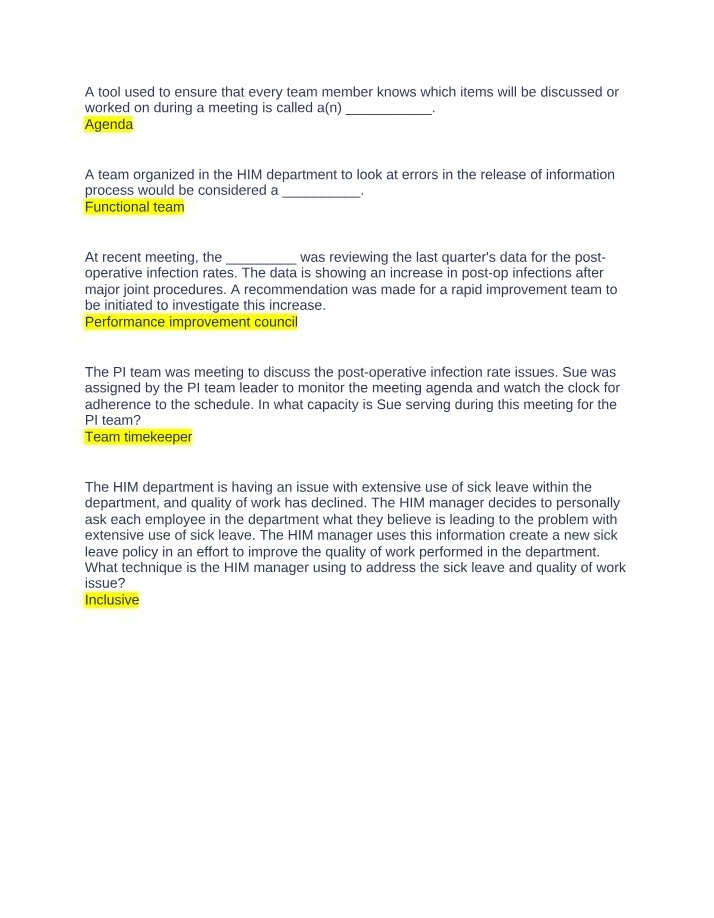 GB519 - Unit 2 Notes