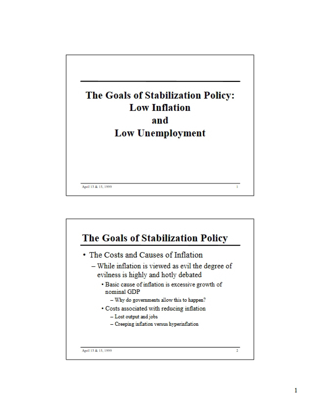 Income Determination Simple Keynesian Theory