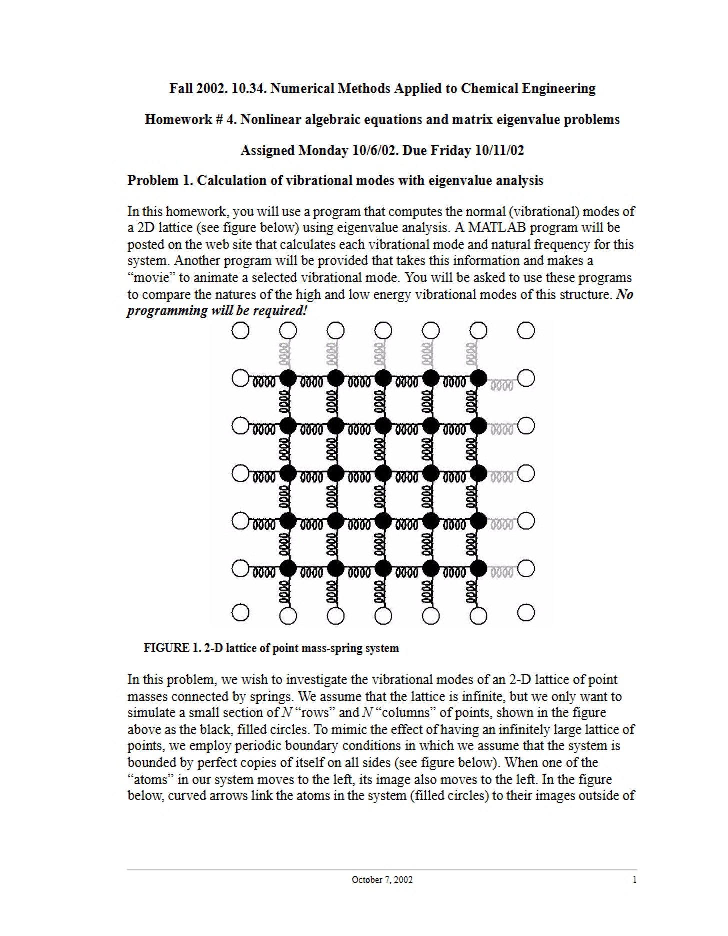 Chemical Engineering Numerical Methodologies