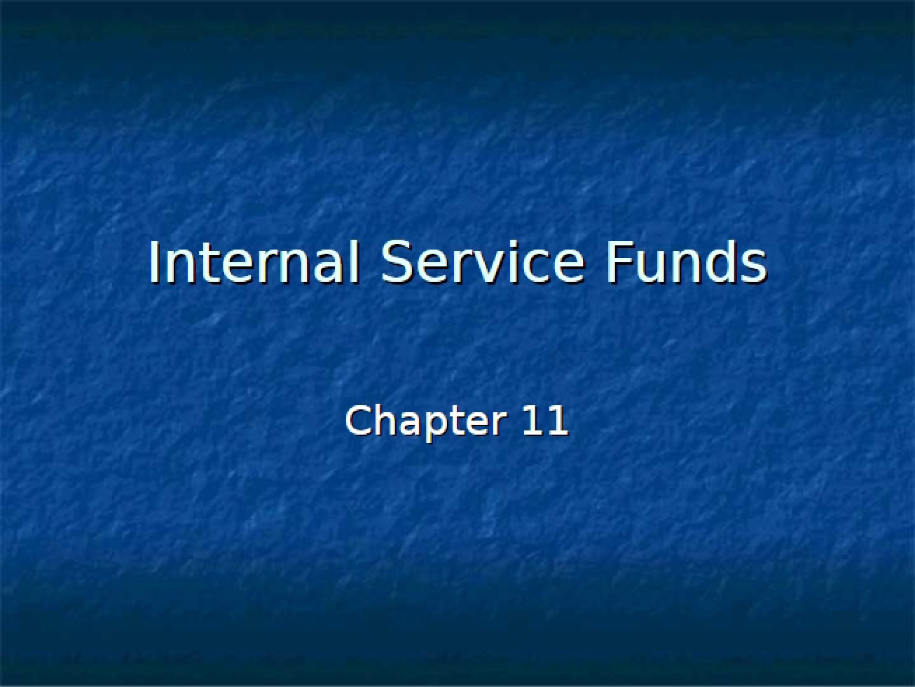 Internal Service Funds