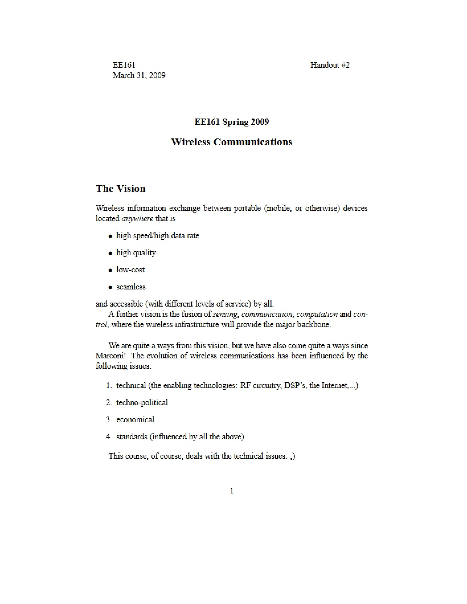 Wireless Systems