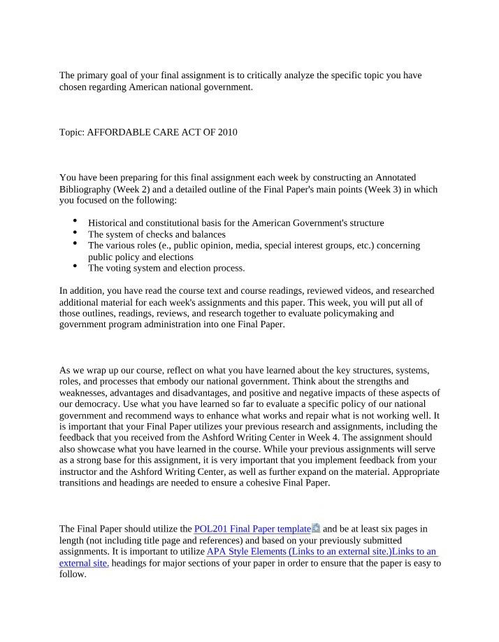 Impact of the 2010 Affordable Care Act on Americans