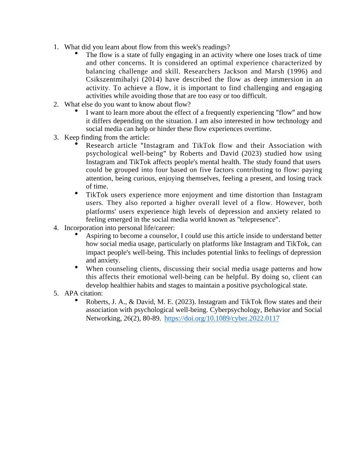 Assignment for Module 13