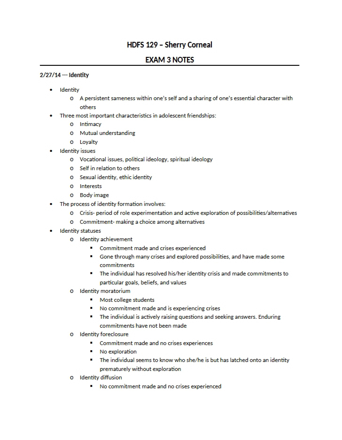 Third Examination