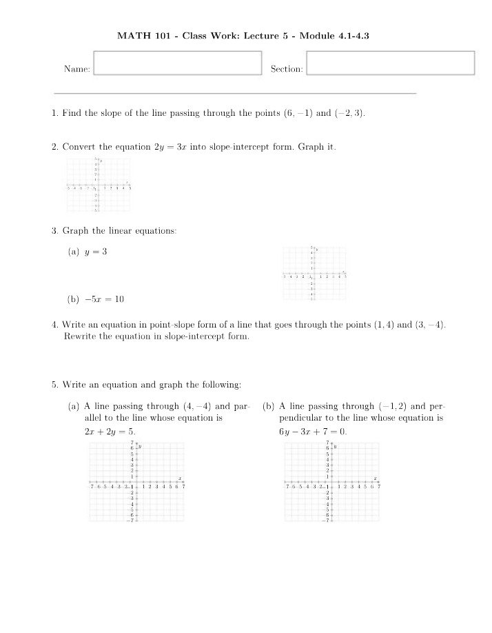 Lecture 05 Classwork - MATH101 Fall 2022