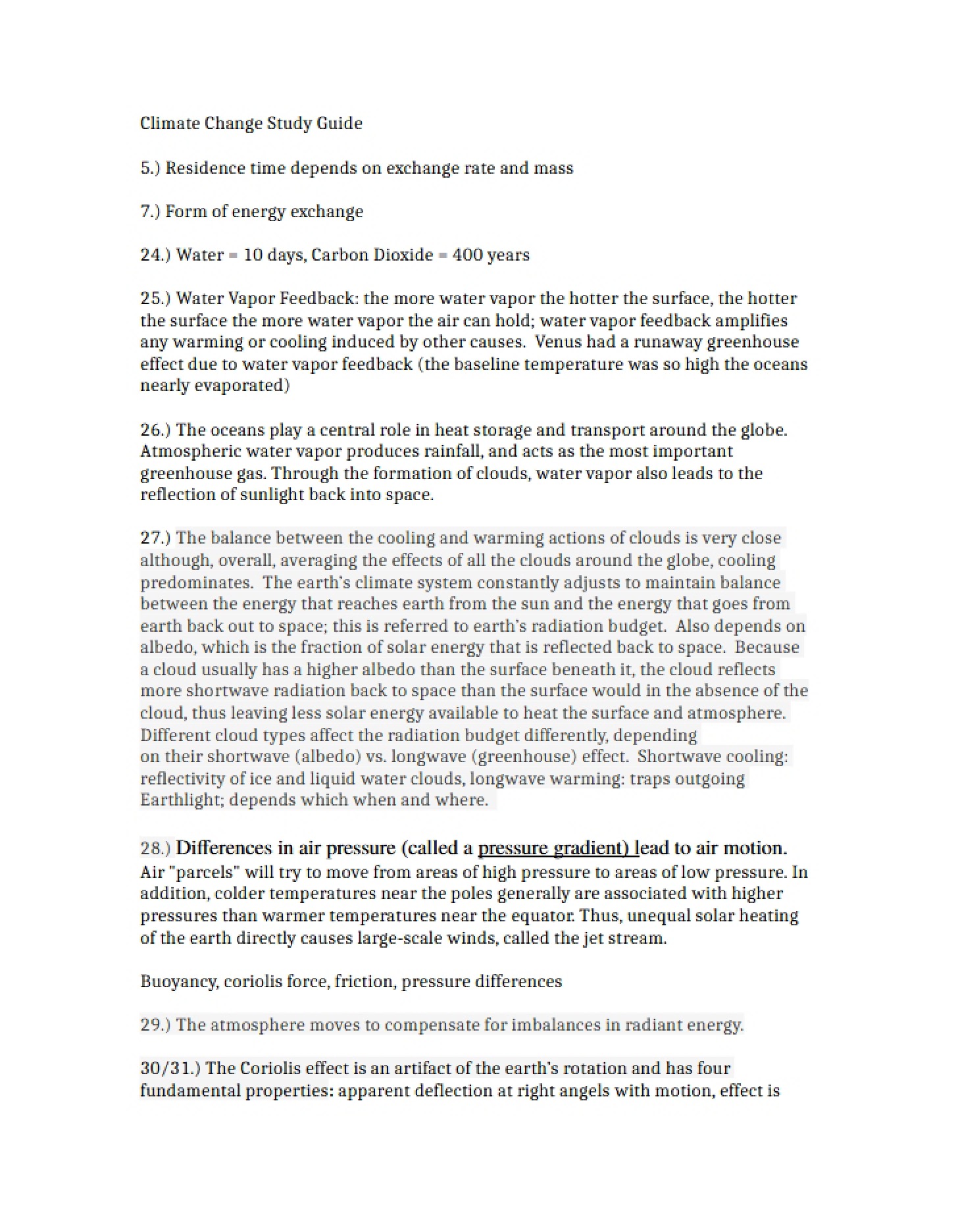 Midterm Study Guide (Geology 150)