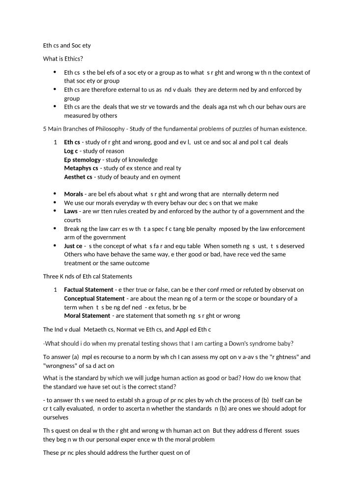 Understanding Ethics - The Study of Right and Wrong