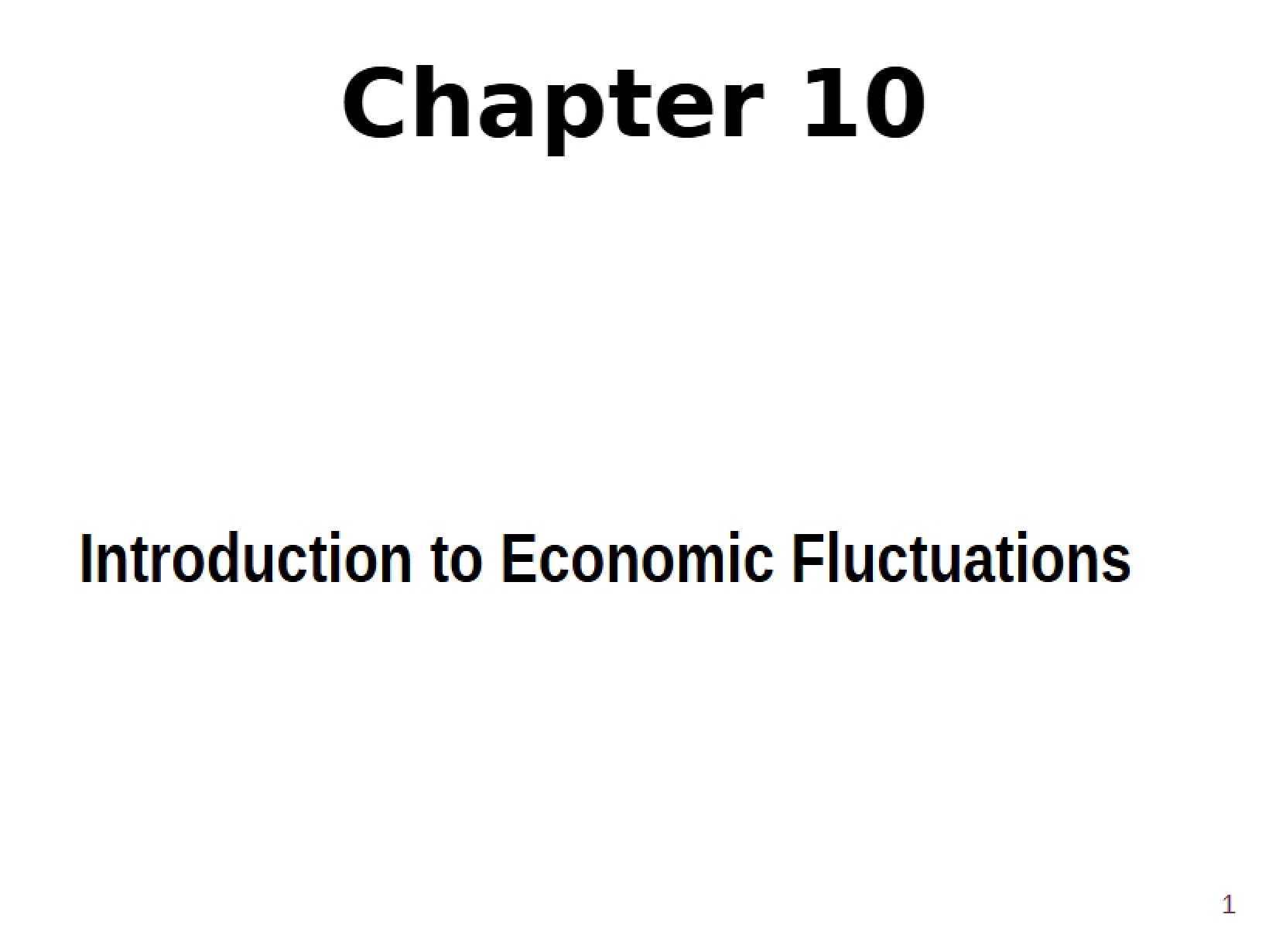 Tenth Chapter Notes