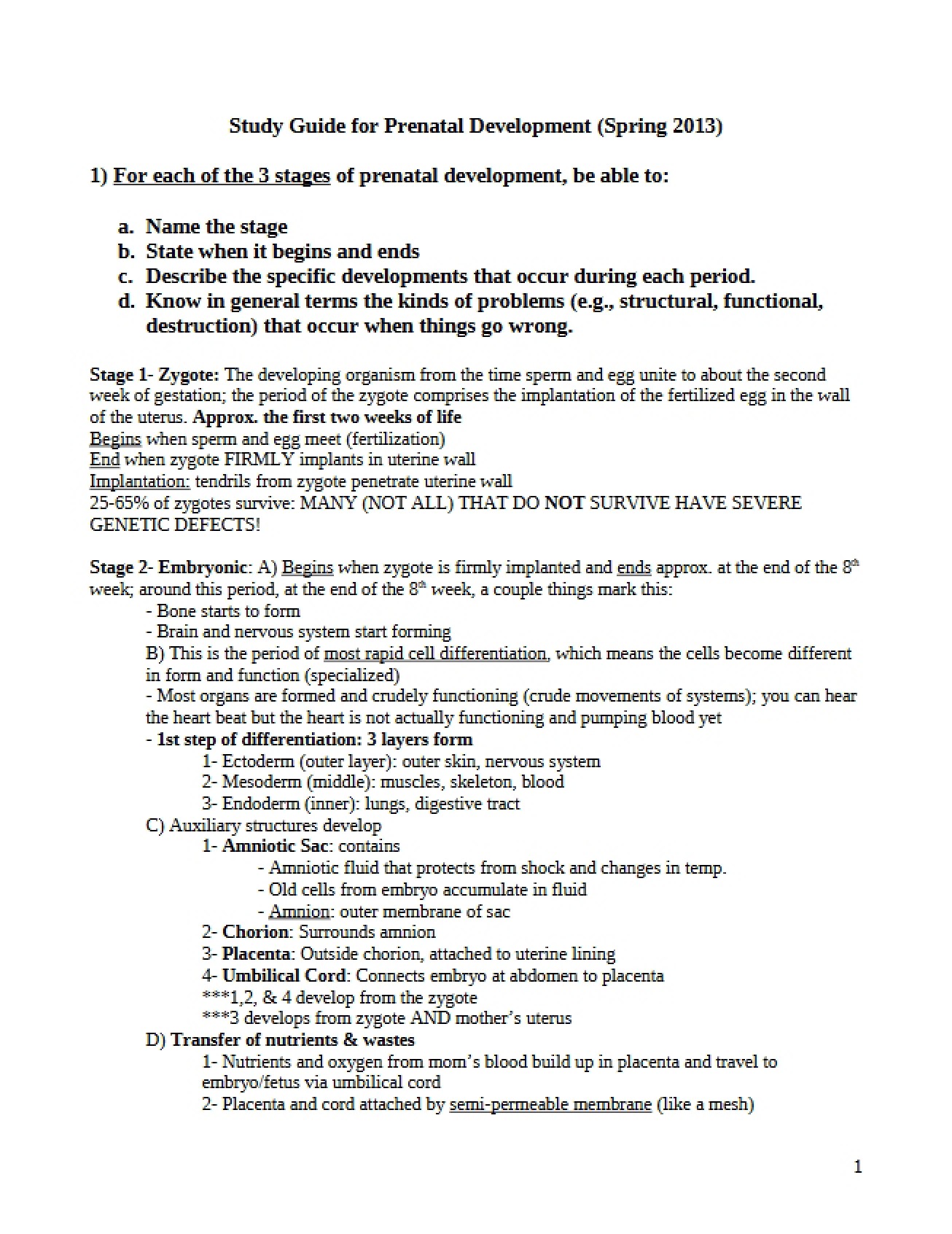 Child Psychology Study Guide, Part Seven