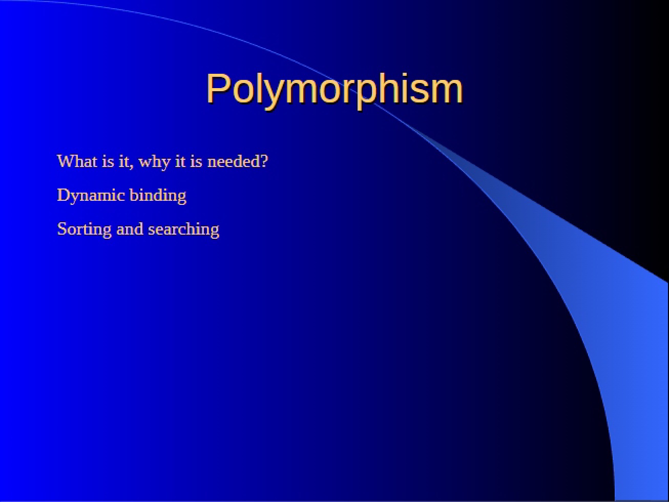 Polymorphism in Object-Oriented Programming
