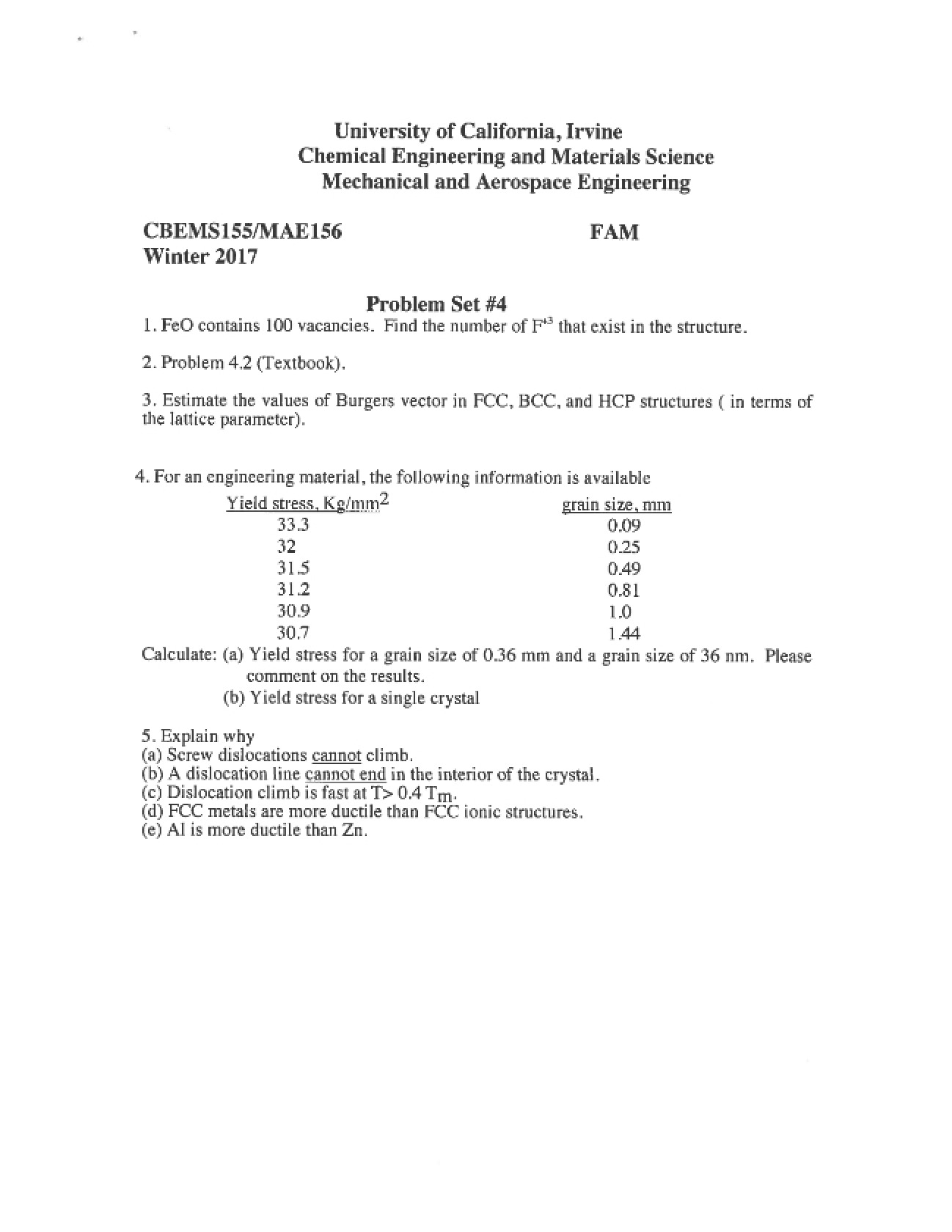 Homework 4 Solution