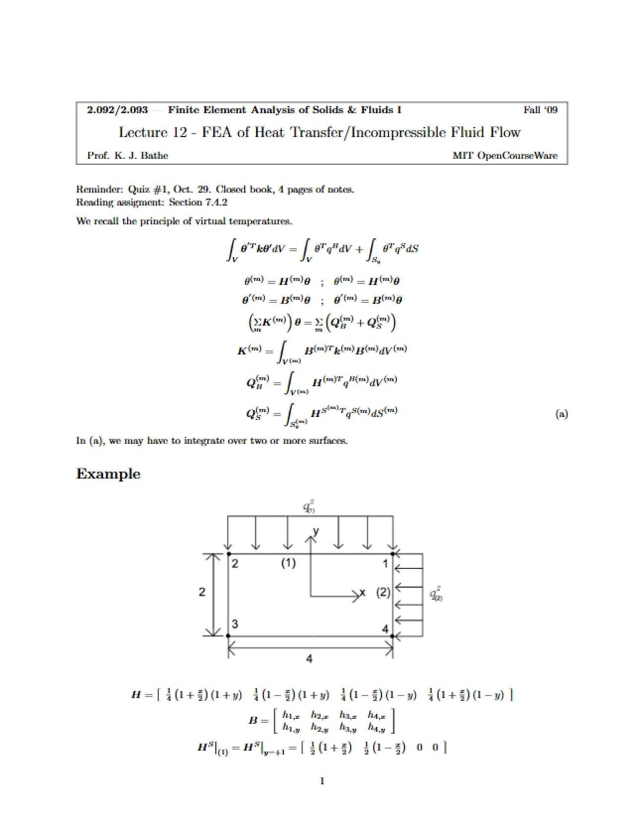 Incompressible Fluid Flow Heat Transfer FEA