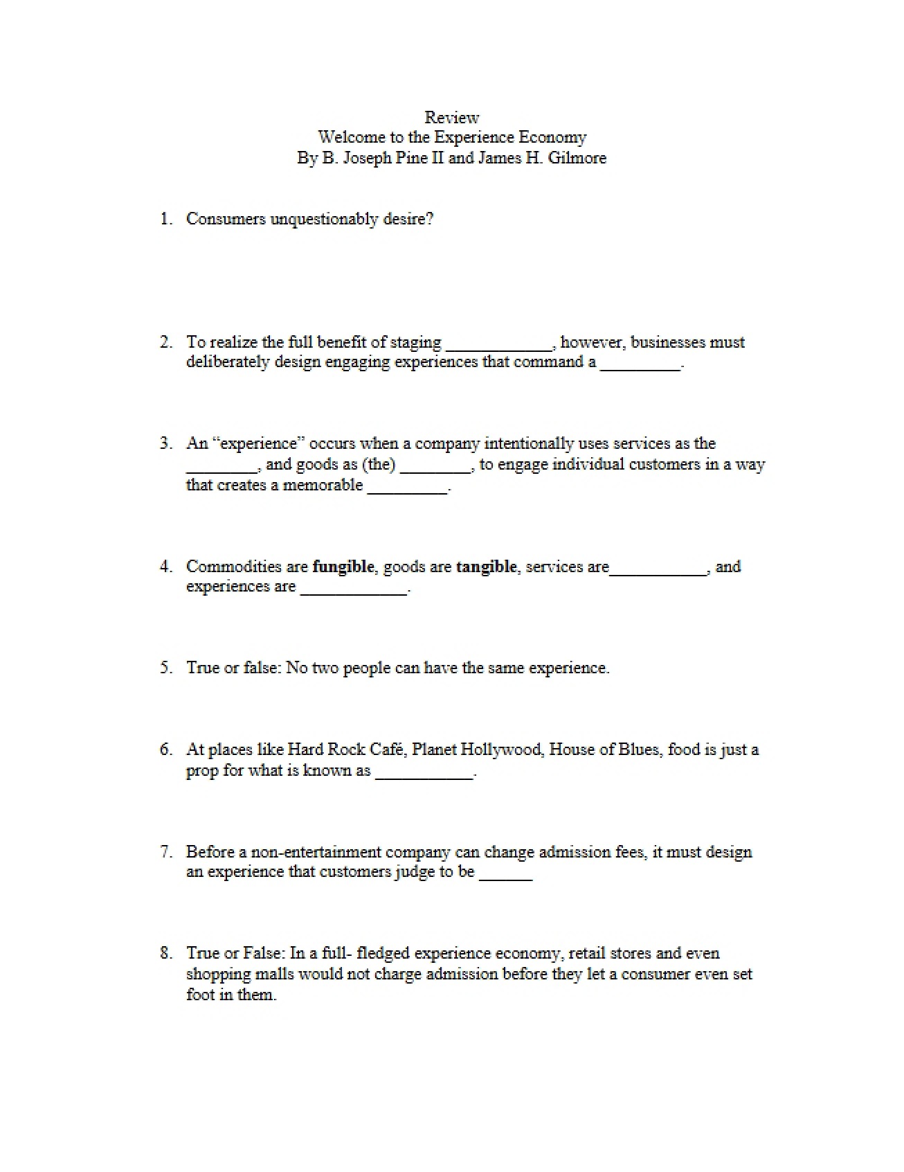 MGT 310 Review