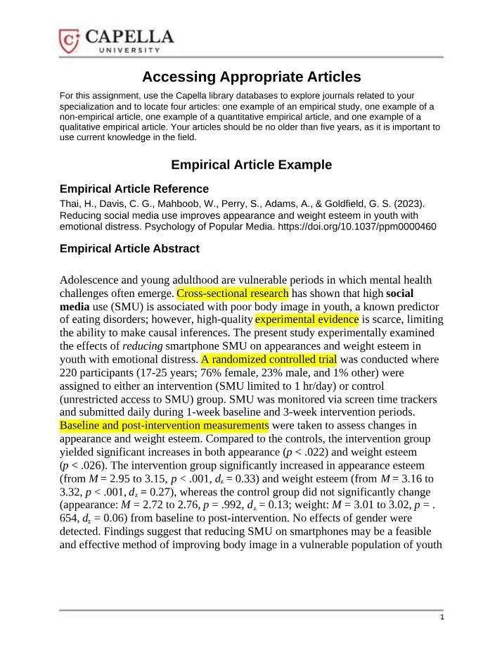 Assignment for Week 3