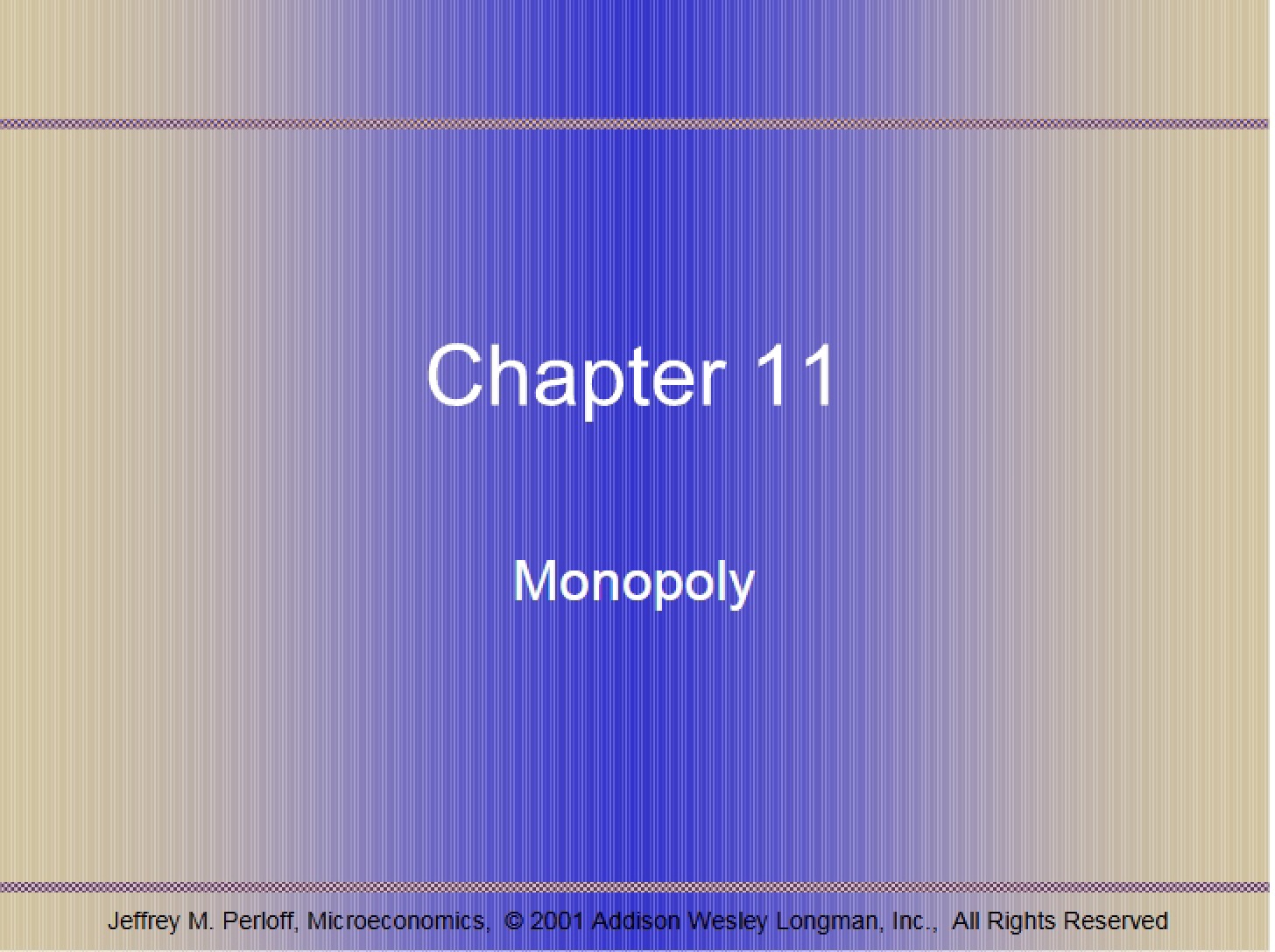 Monopoly Market Structure