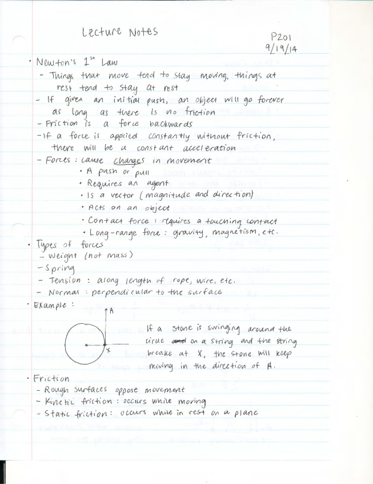 Newton's Laws and Forces