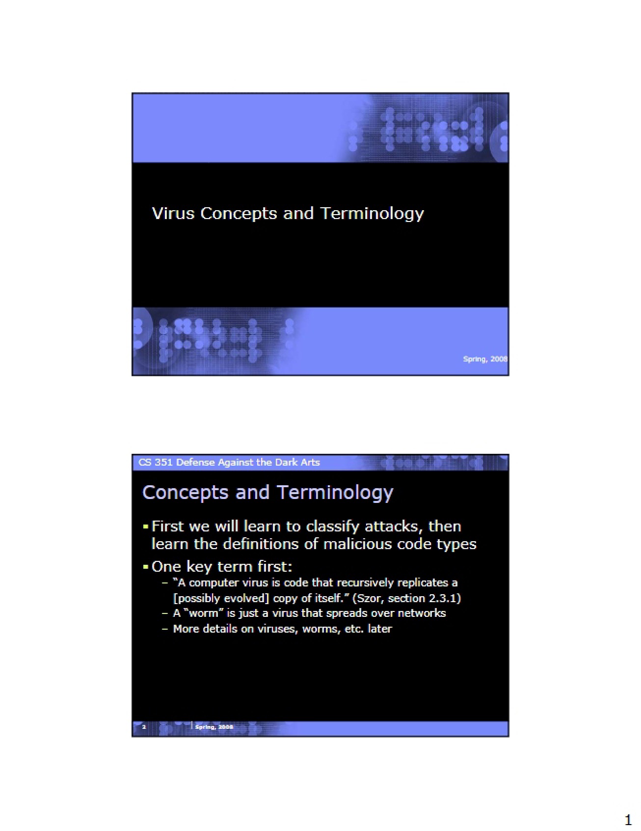 Terminology and Concepts of Viruses