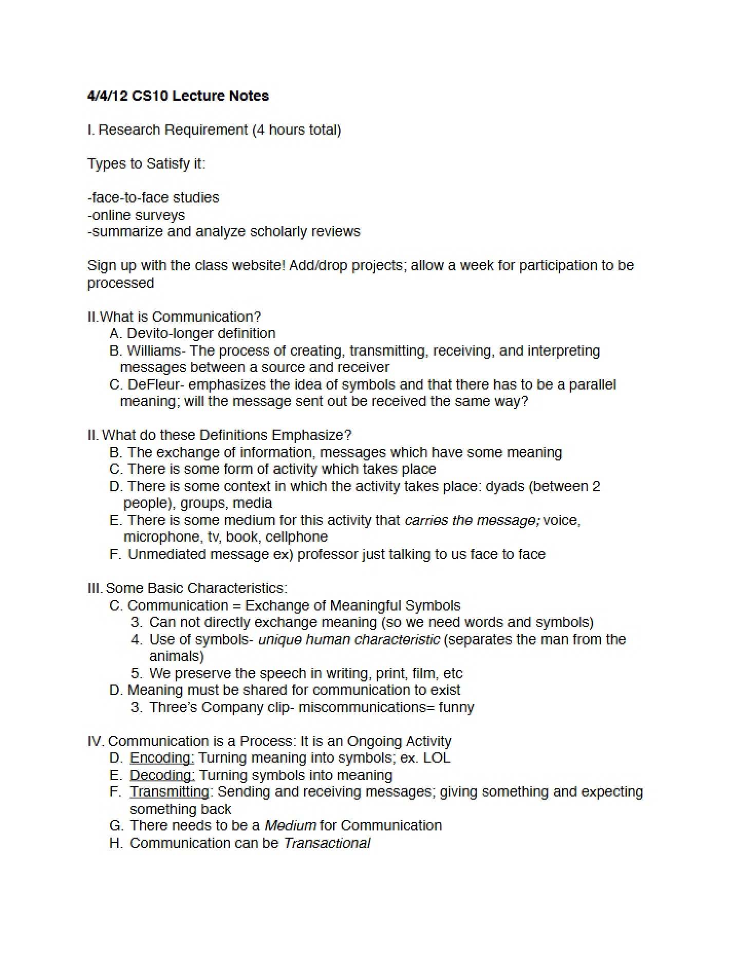 Terms, Functions, and Basics