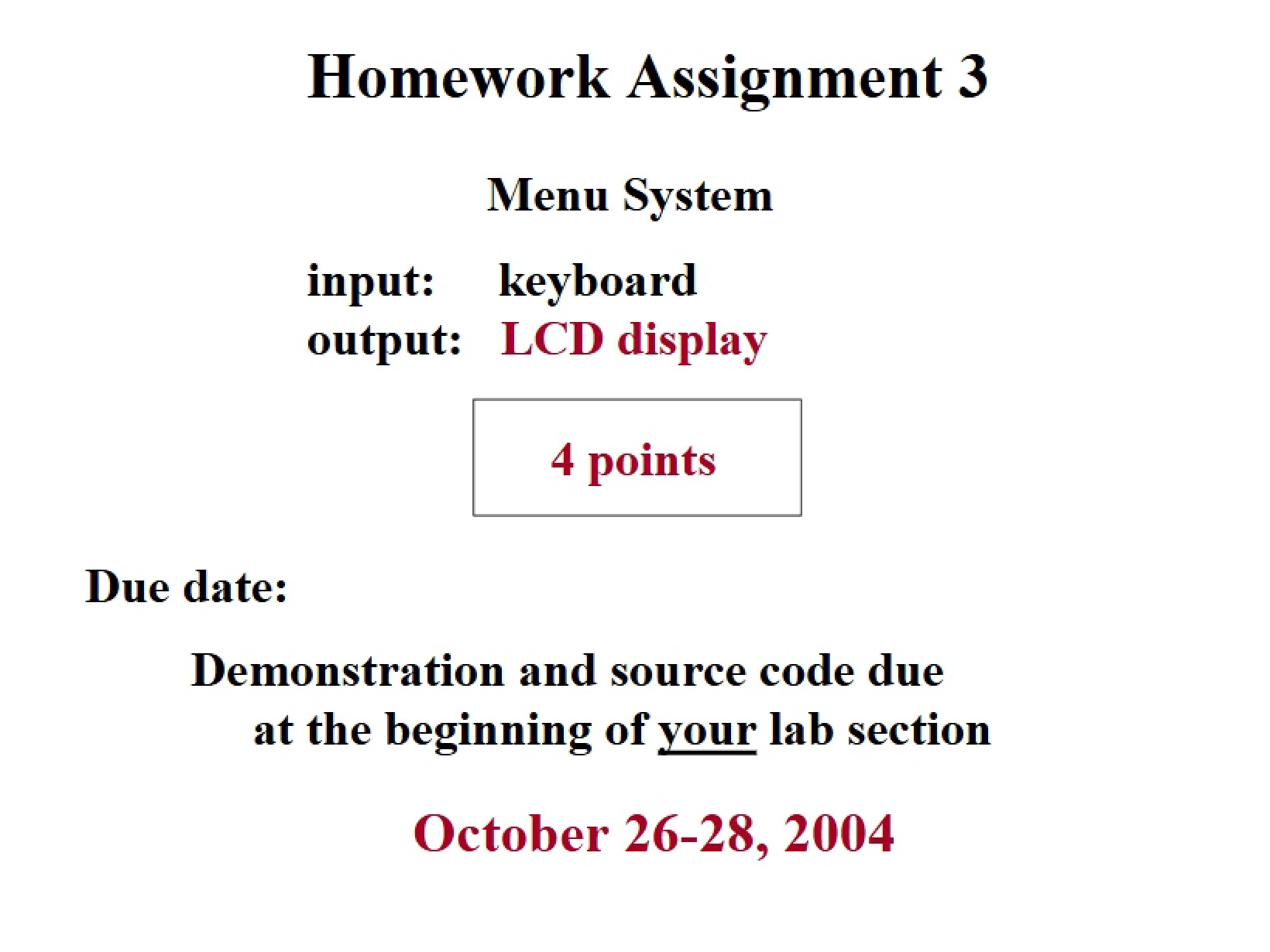 Assignment Three