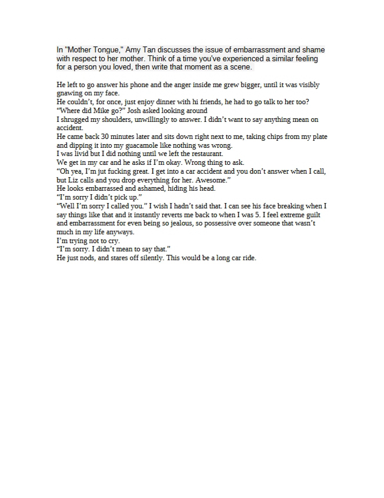Article and Essay Technique Class Notes