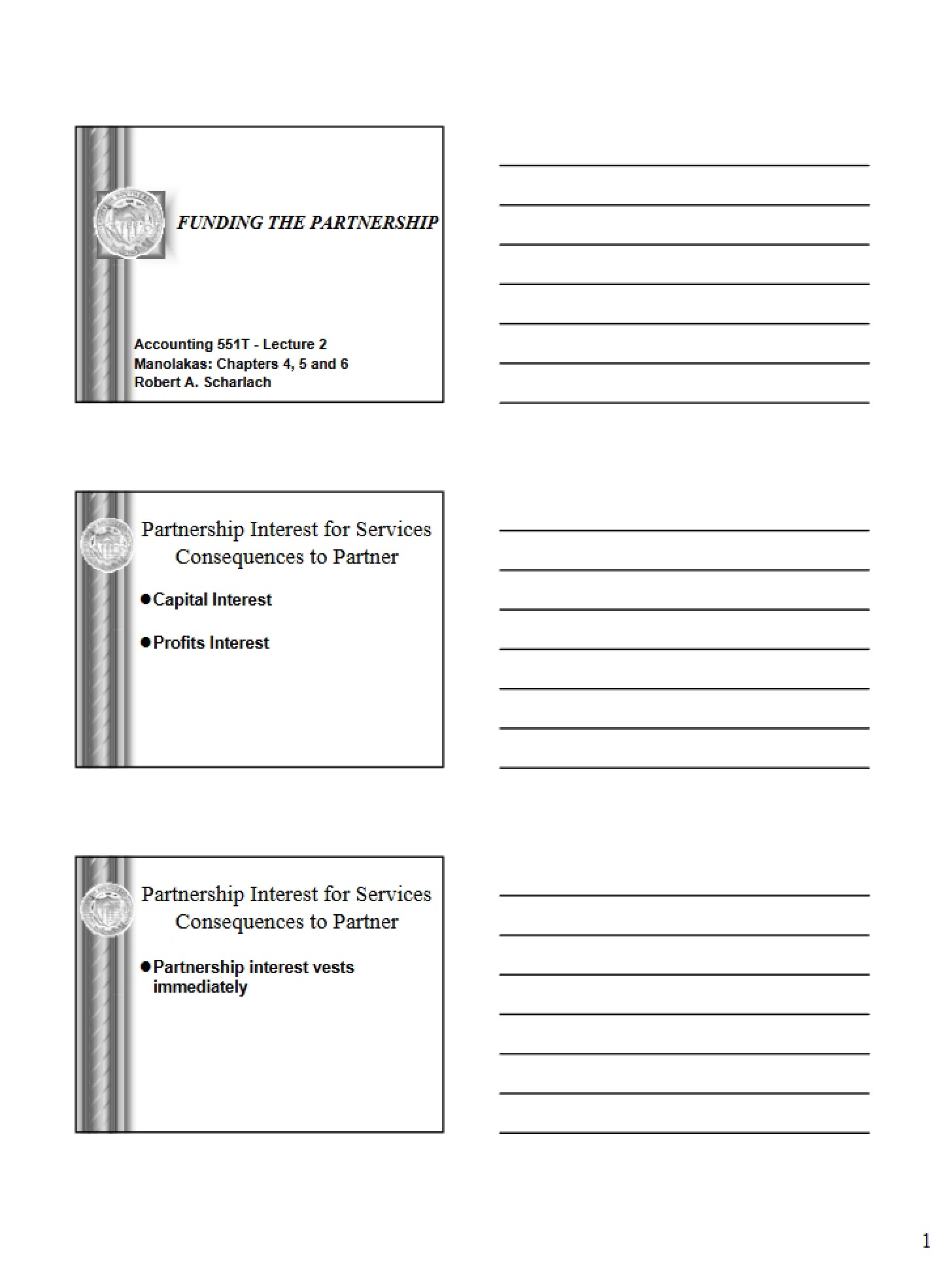 Lecture Two Notes