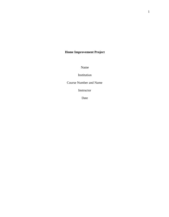 Managing Scope Creep - Home Improvement Project Factors