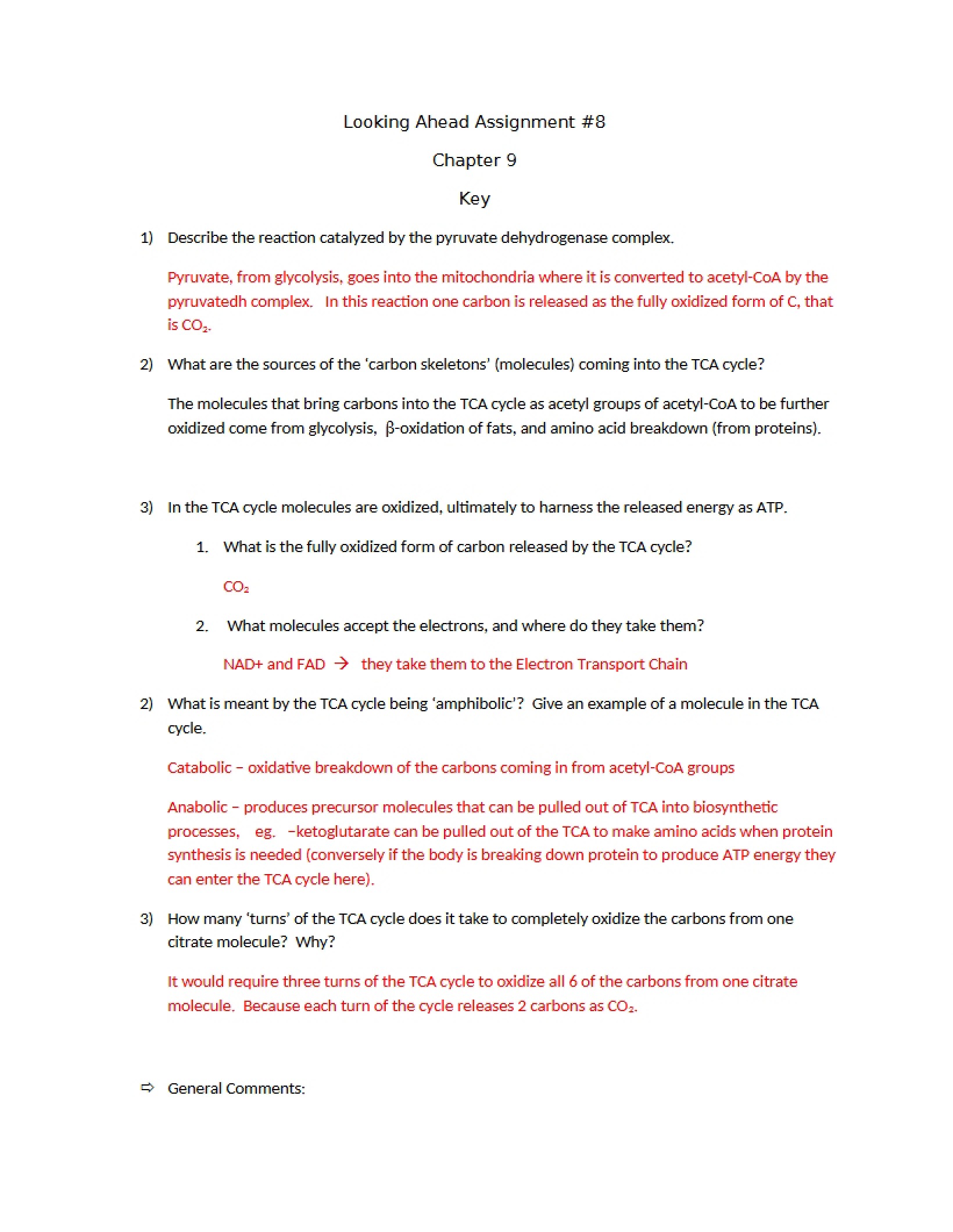 Animal Physiology Lab Assignment 8