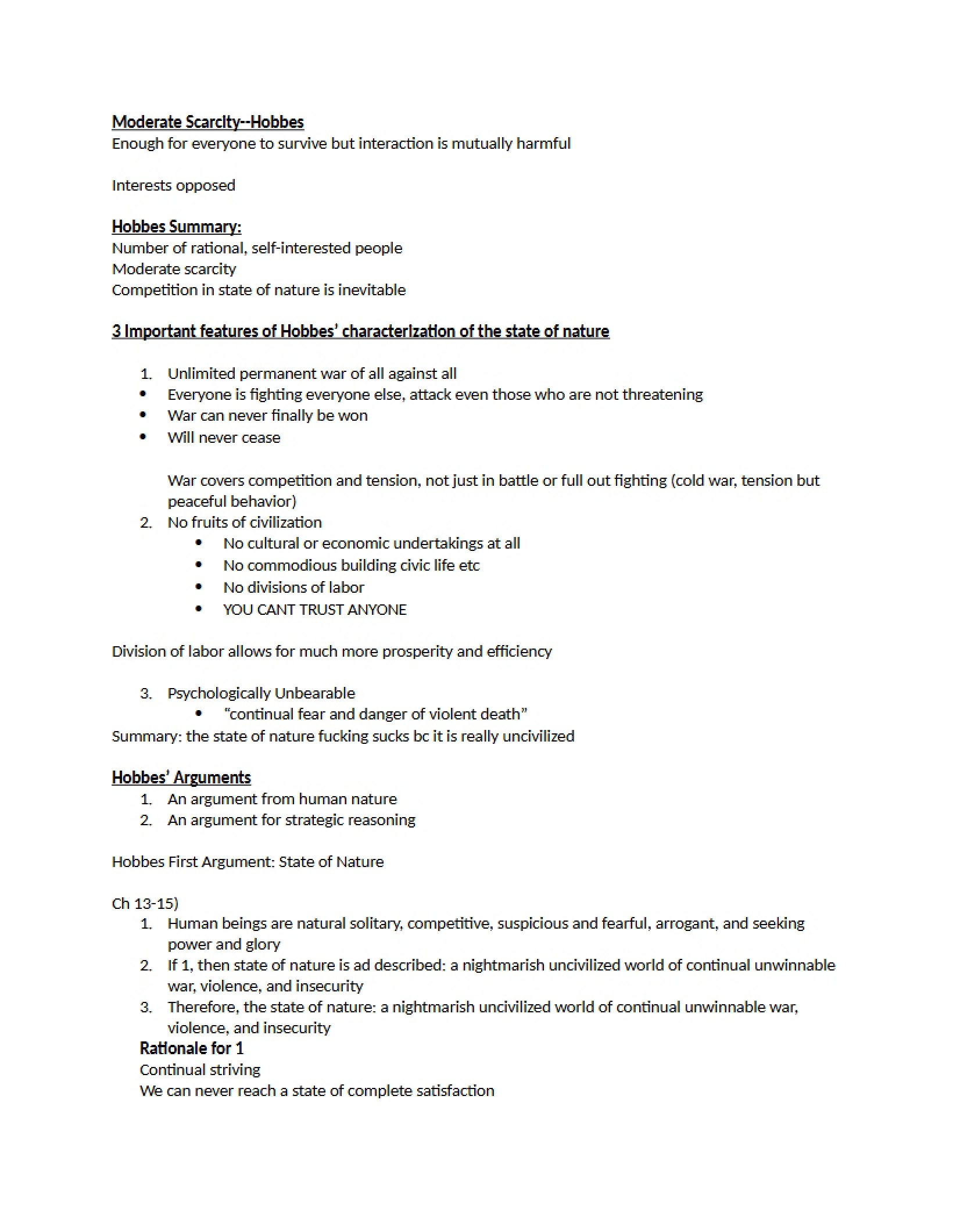 Notes Set 3 (PHIL 43)