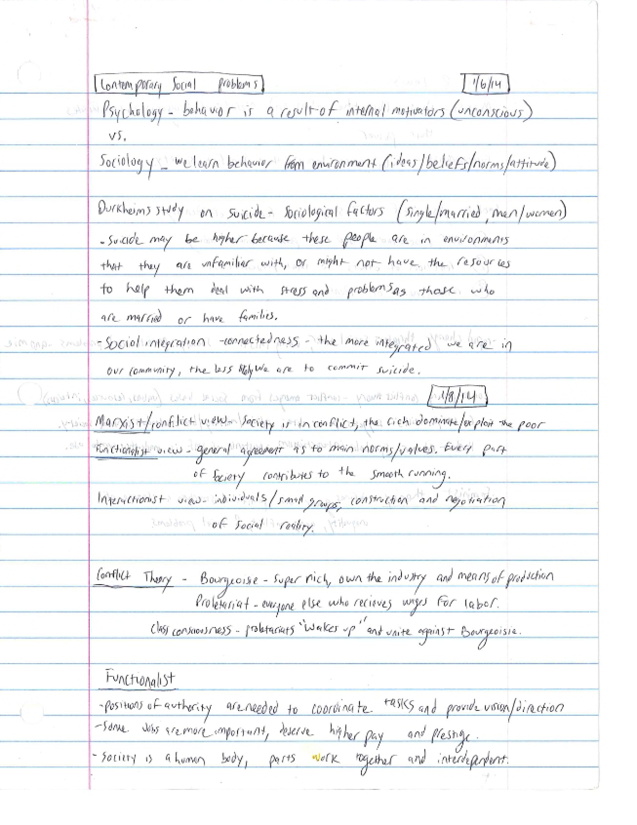 Review Terms for Exam 3