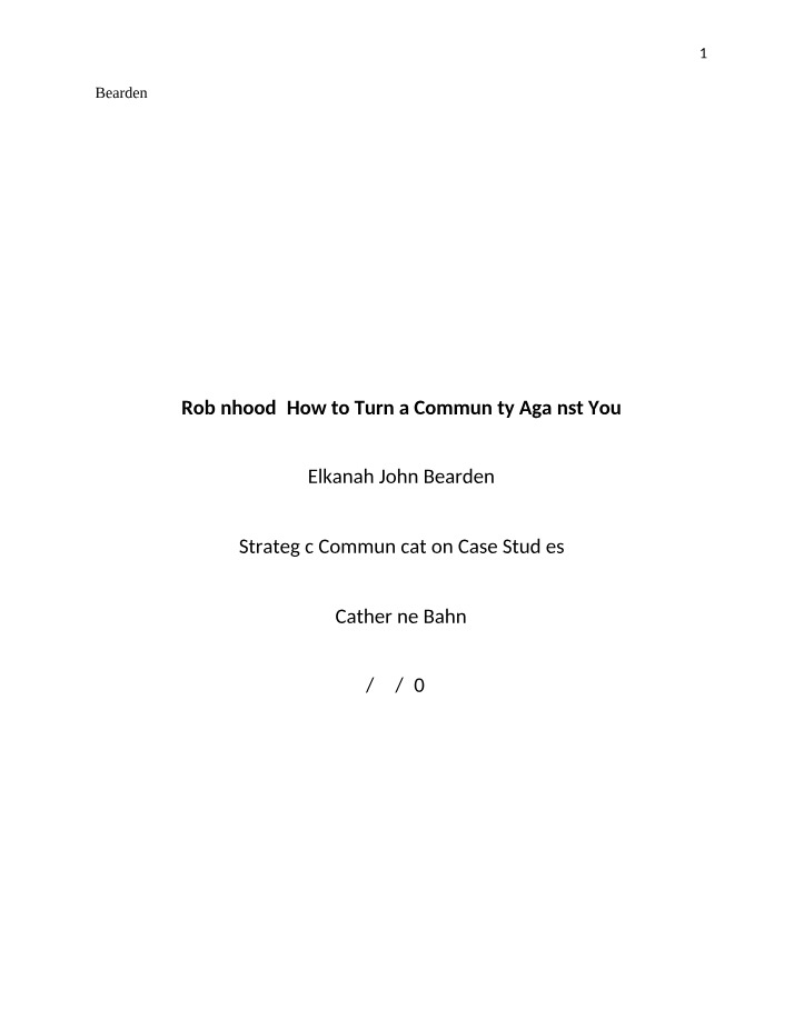 Draft Paper - Robinhood Case Study