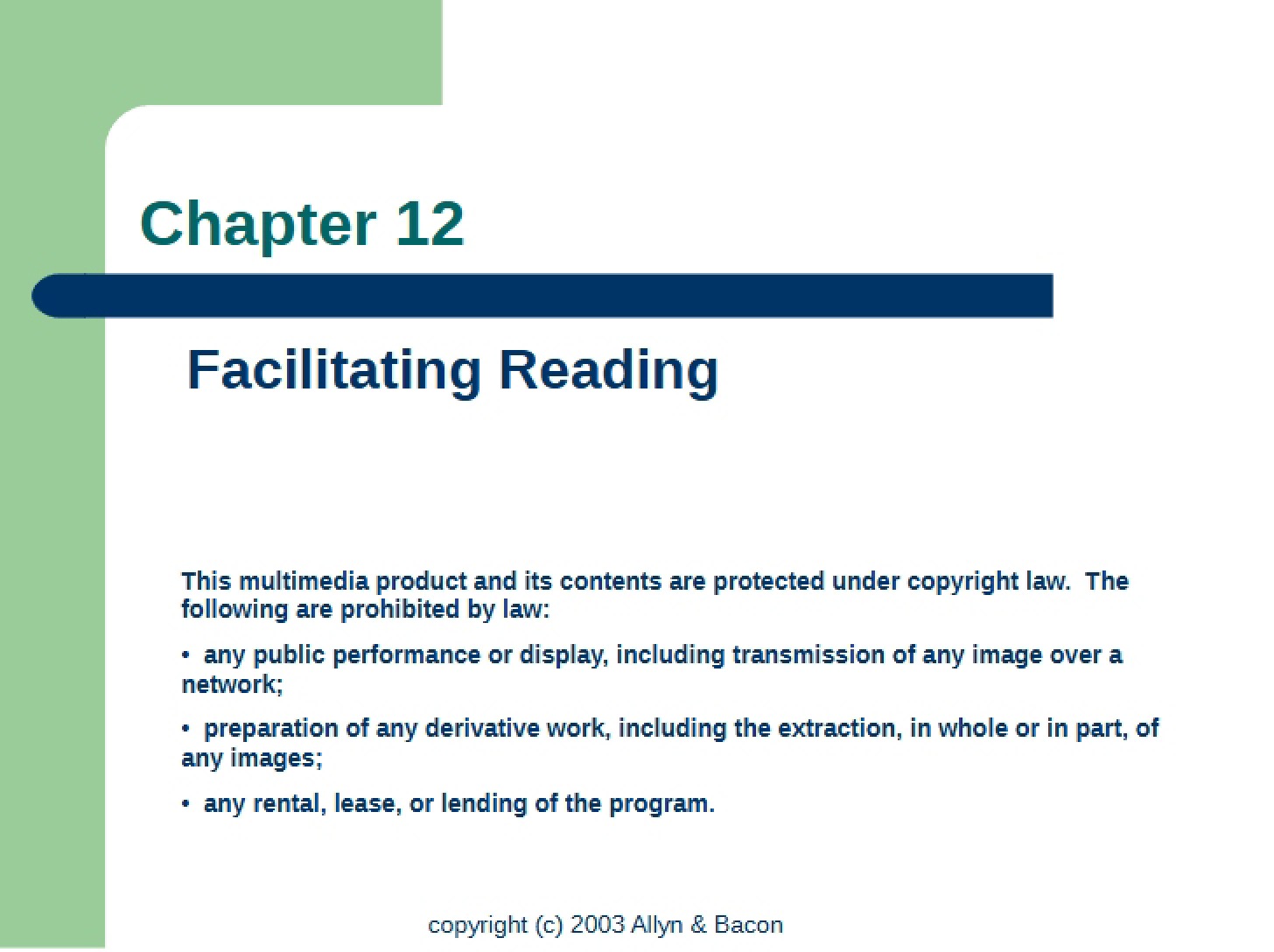 Reading Facilitation