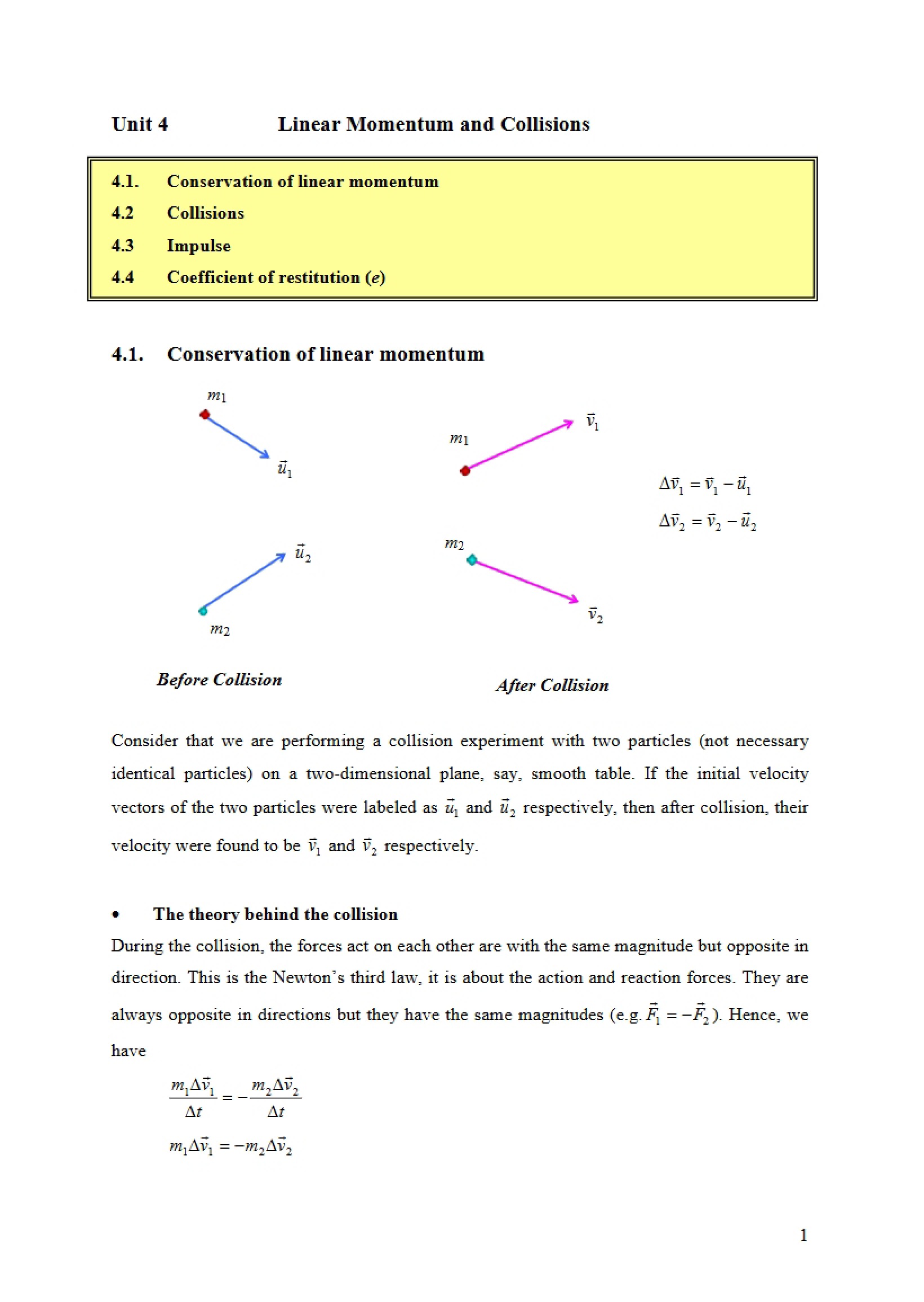 Calculus-Based Physics Unit Four