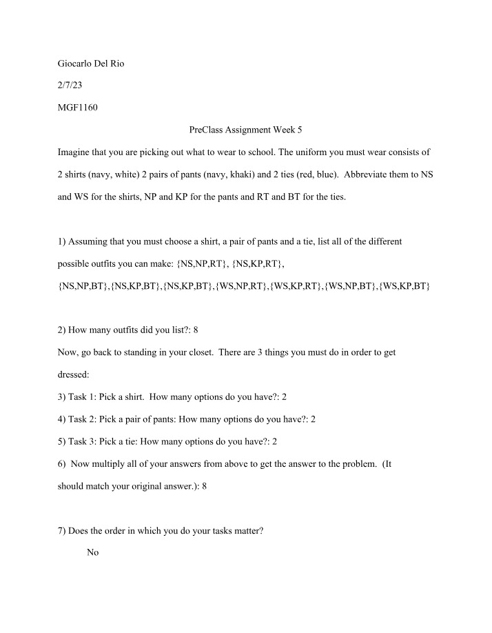 Week 5 Pre-Class Assignment