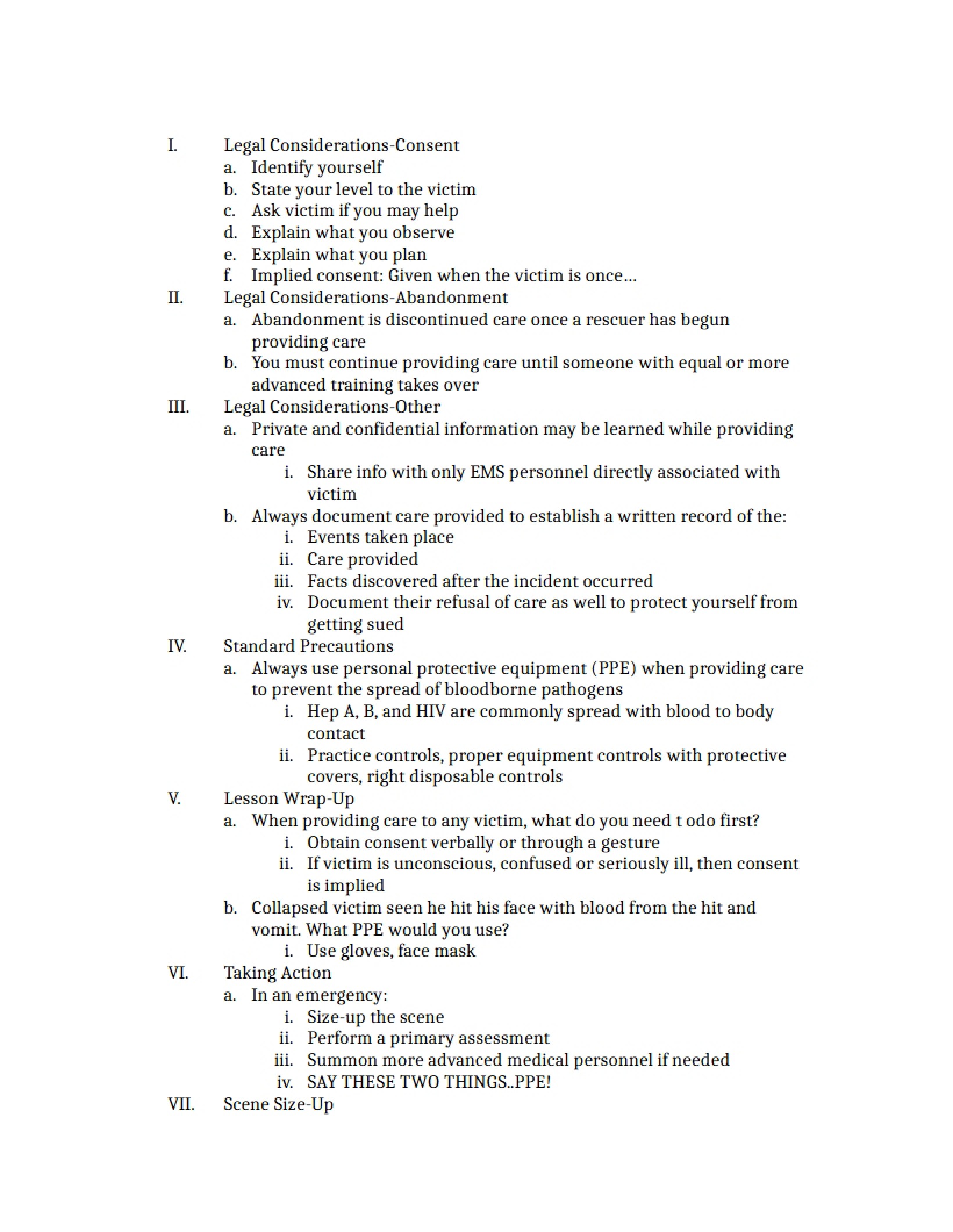 Lecture 1 CPR