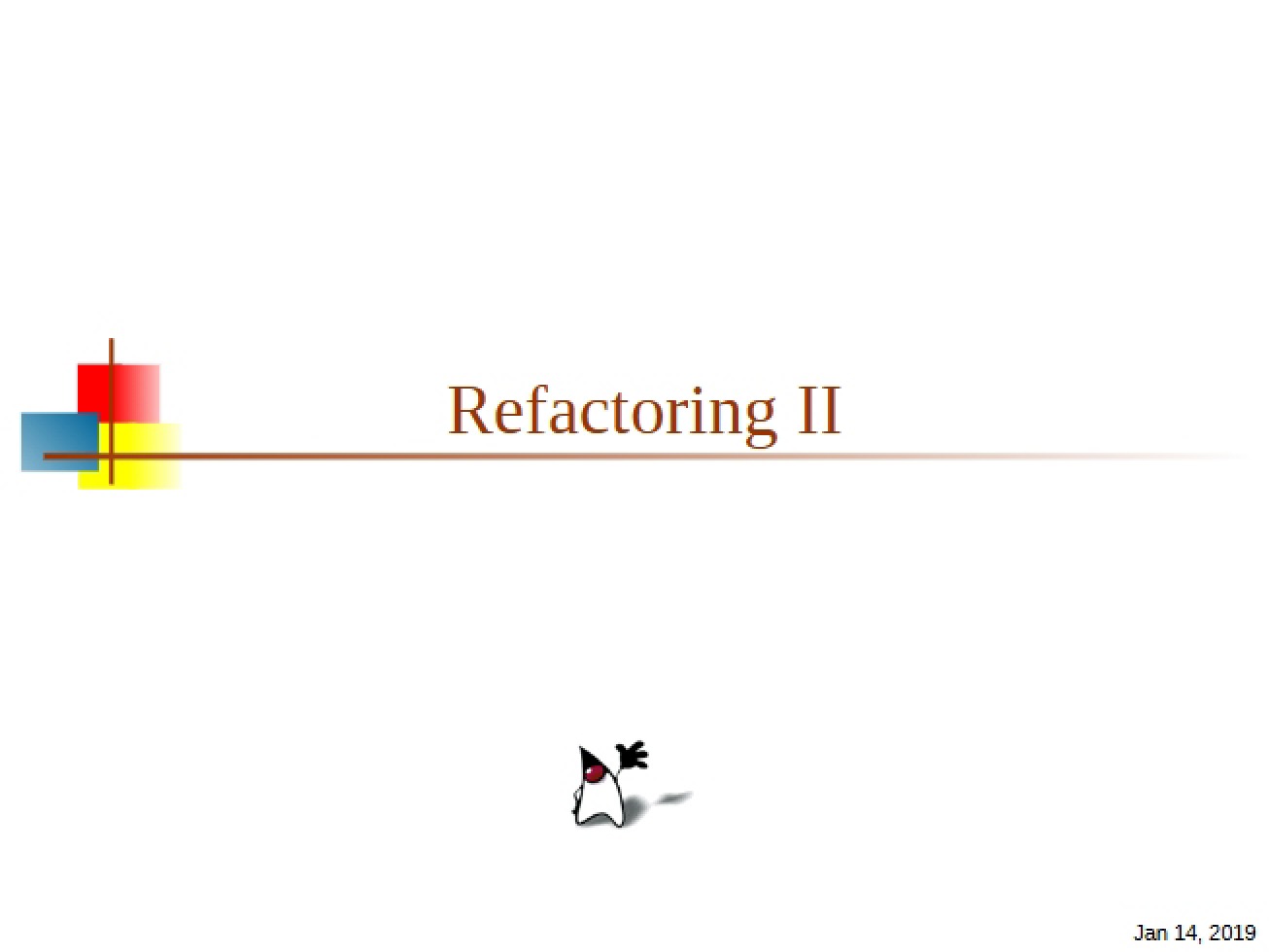 Code Refactoring Part II