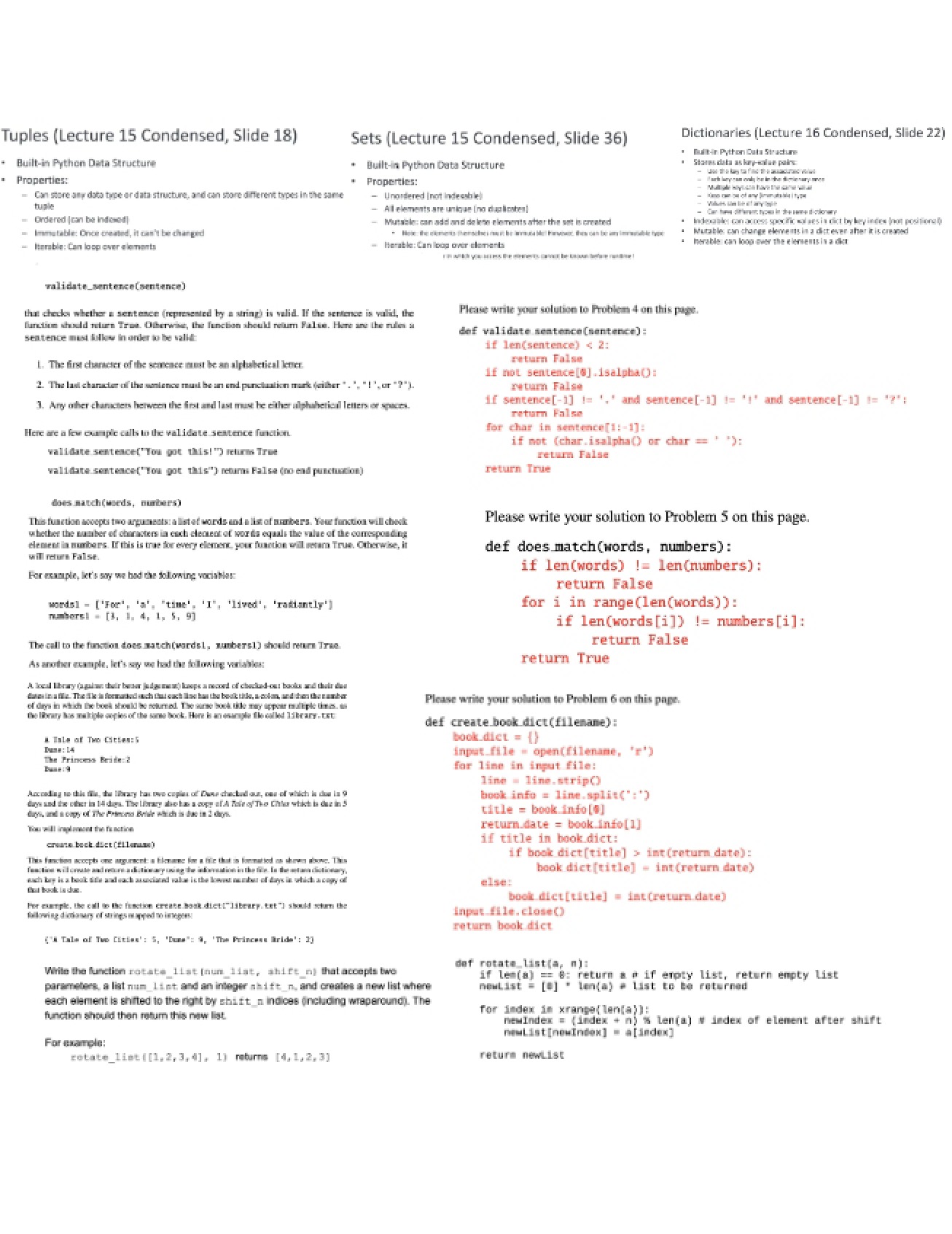 Computer Programming Study Guide