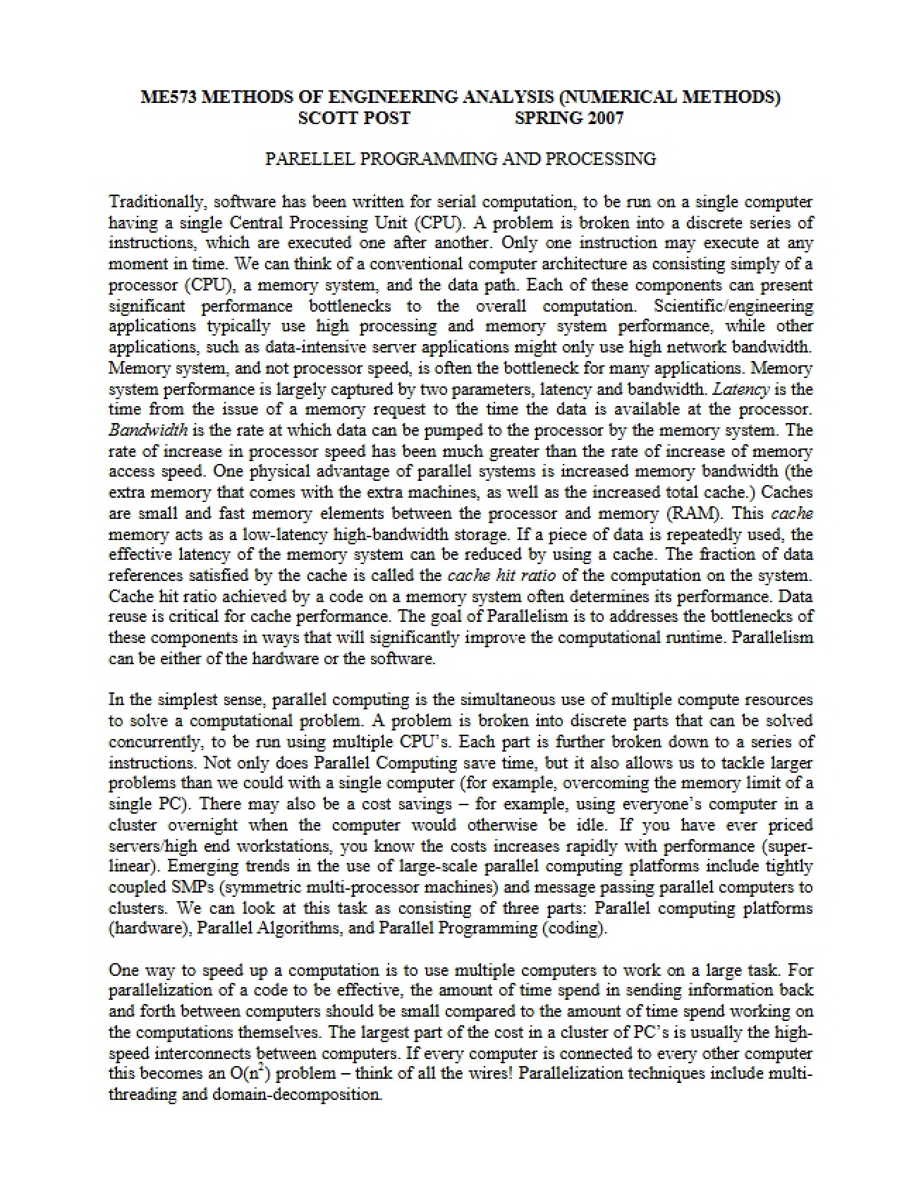 Scott Post Document - Part 1