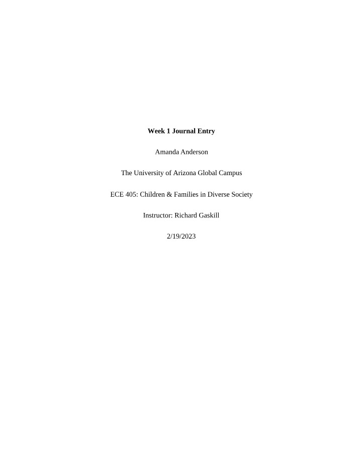 Week 1 Journal Entry (ECE 405)