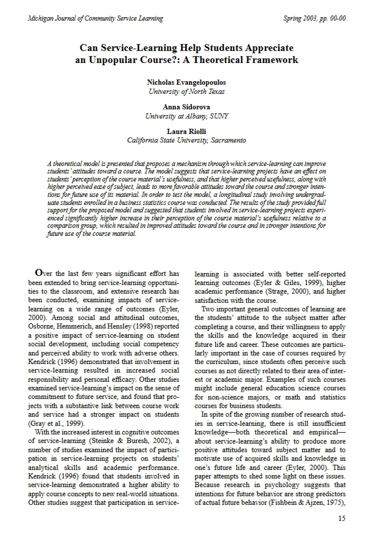 Framework of Theory