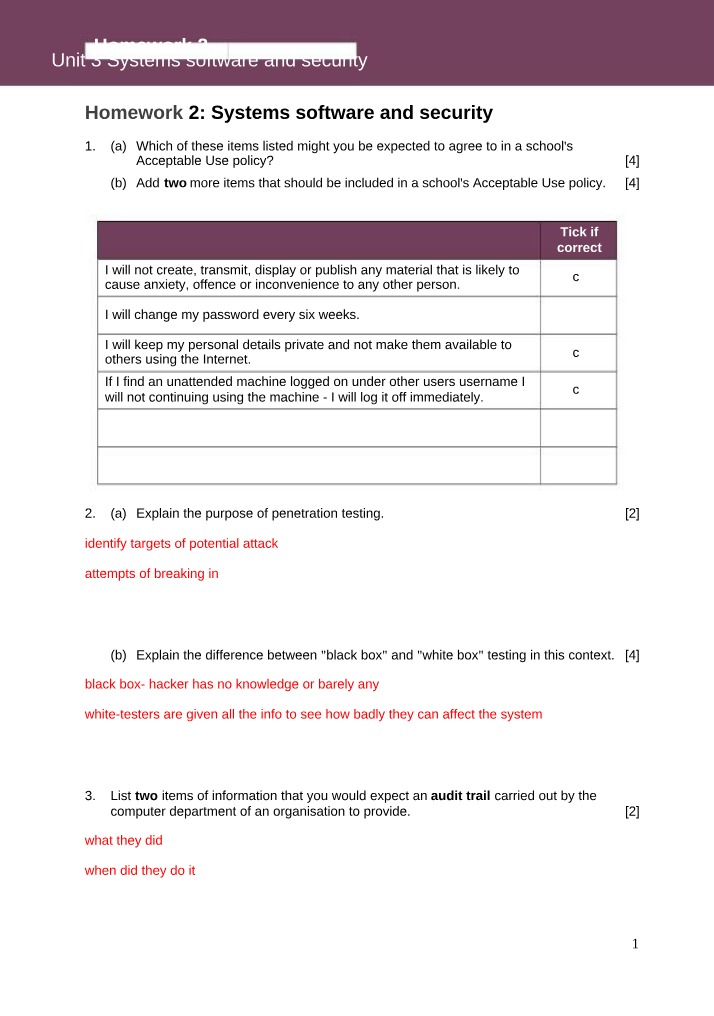 Systems Software and Security - CS221 Homework 2