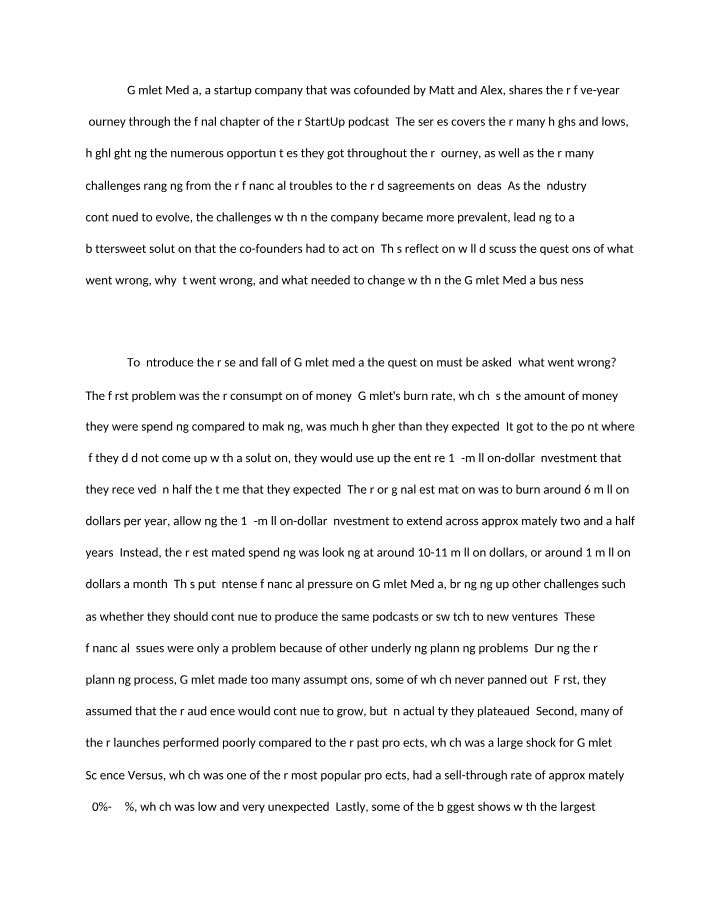 Reflection #2 - Gimlet