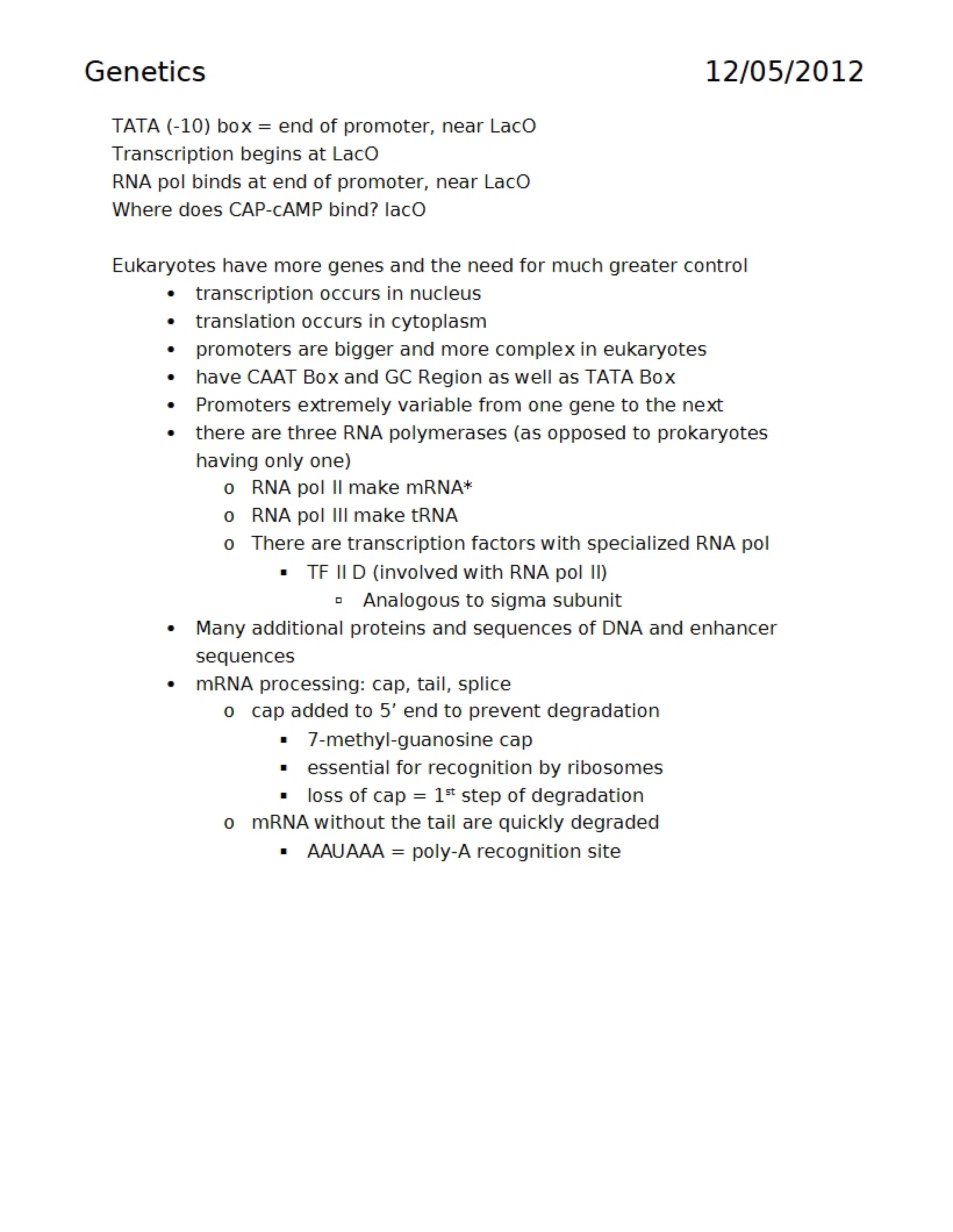 Fundamentals of Genetics