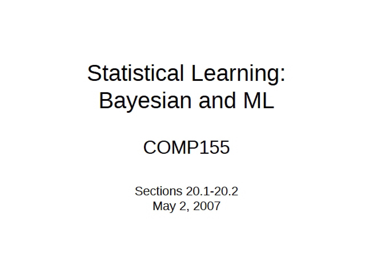 Class Notes 1