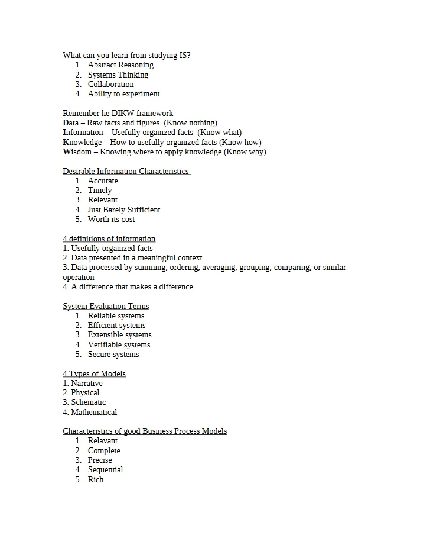 Lecture Notes
