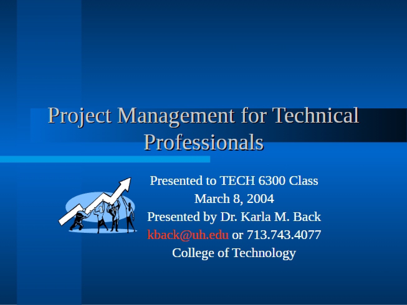 Project Management for Technical Professionals