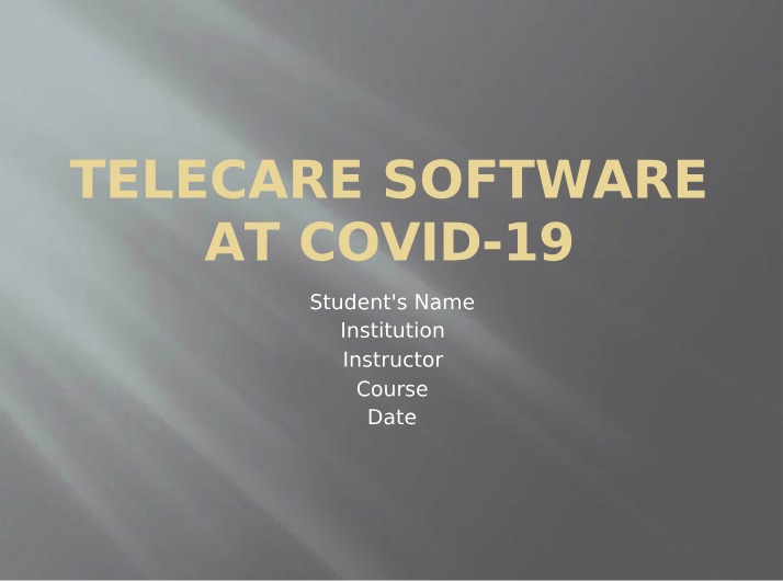 Revolutionizing Healthcare Access - The Future of Telecare
