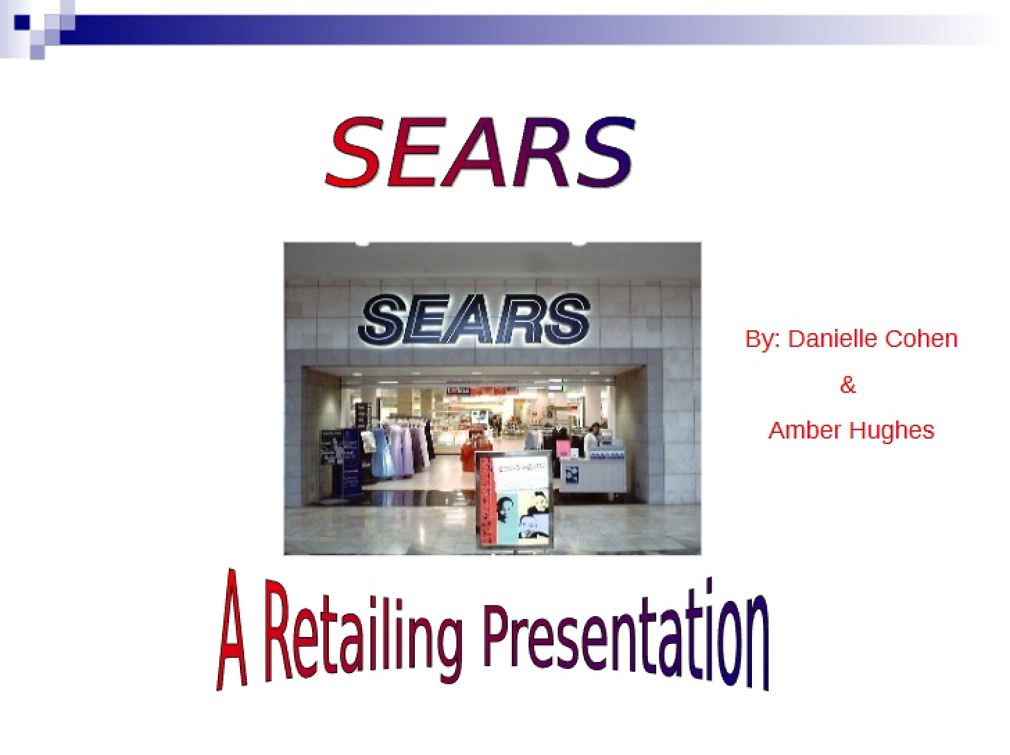 Sears Case Analysis