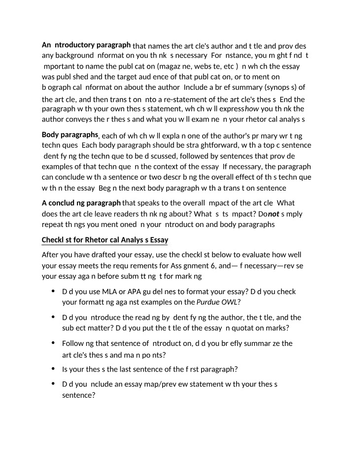 Writing a Rhetorical Analysis Essay - A Step-by-Step Guide