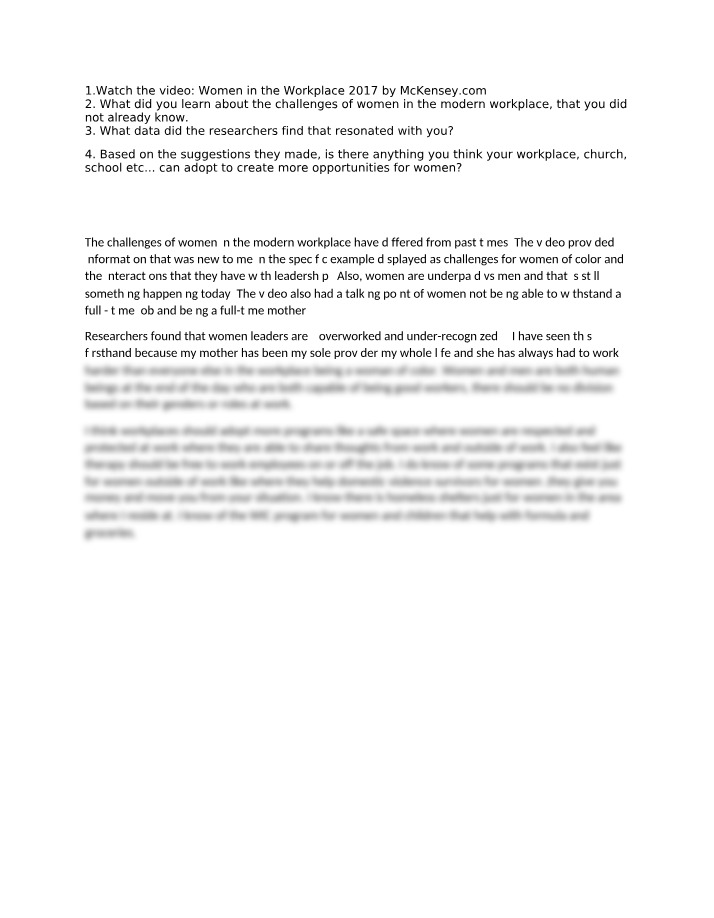 World Civilizations II Discussion 4