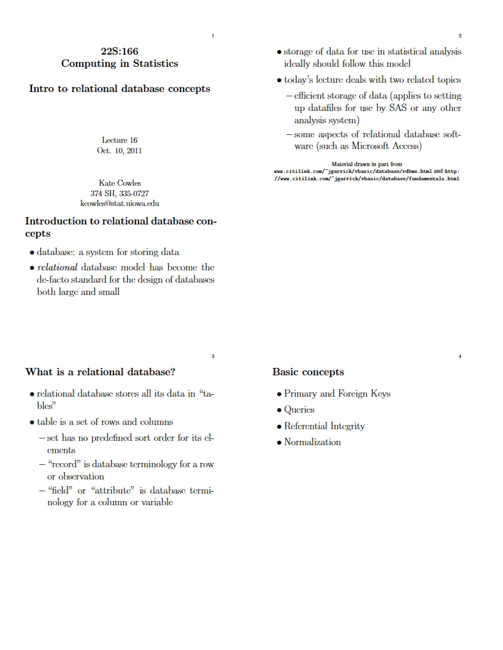 Statistics and Computing (5)